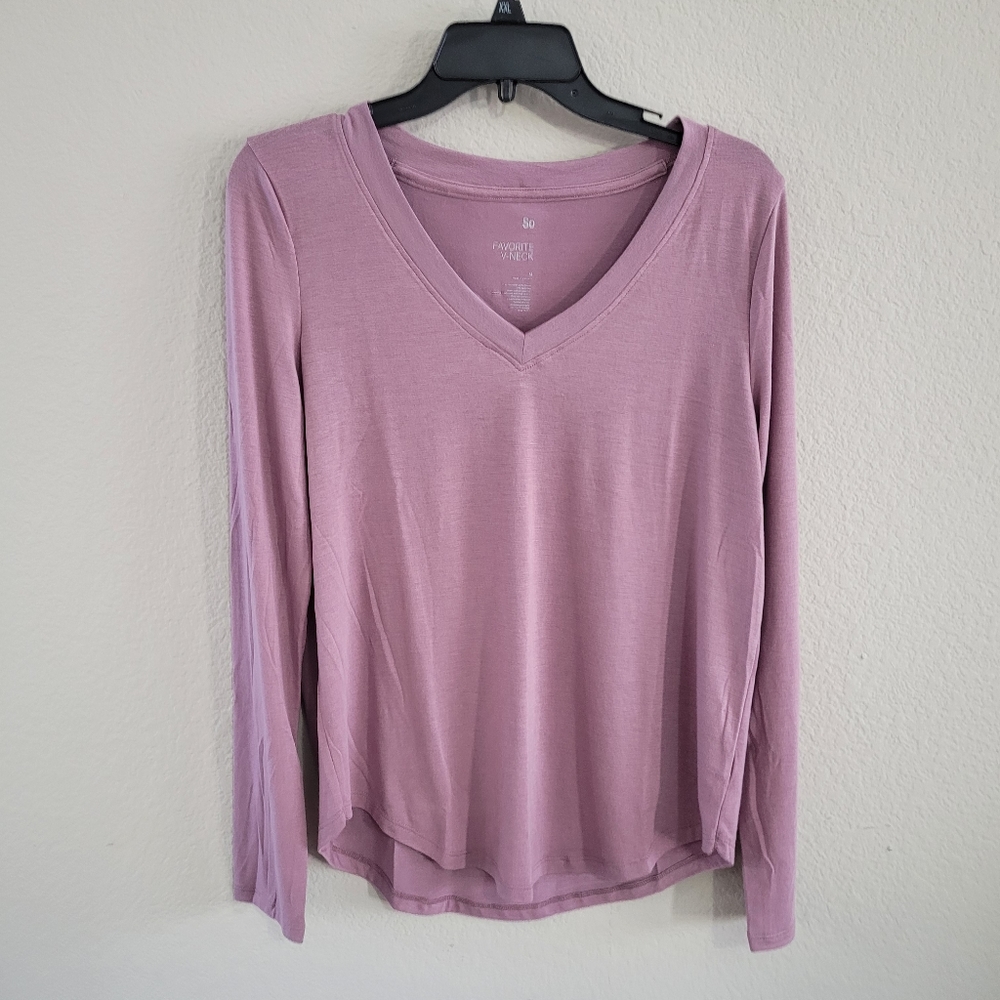 SO Long Sleeve V Neck